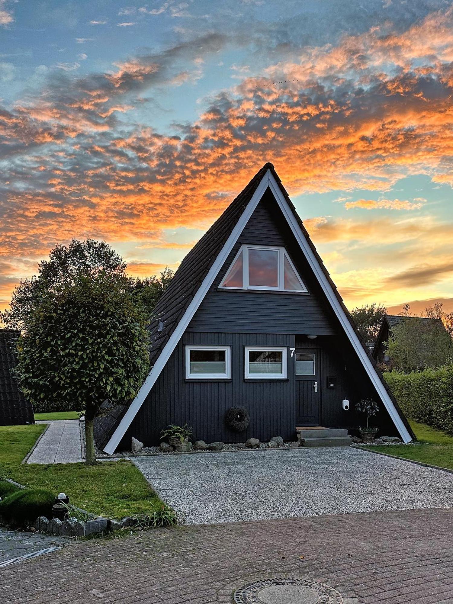 Nur-Dach-Haus Am Alfsee Rieste Екстер'єр фото